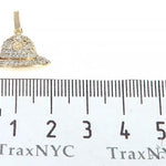 14K Yellow Gold Custom Made Hat Pendant 65286 - Image 5