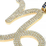 14K Yellow Gold Custom Symbol Pendant 66011 - Image 4