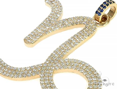 14K Yellow Gold Custom Symbol Pendant 66011 - Image 4