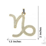 14K Yellow Gold Custom Symbol Pendant 66011 - Image 6