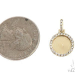 14K Yellow Gold Customizable Photo Pendant 0.50 Inch 65099 - Image 4