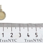 14K Yellow Gold Customizable Photo Pendant 0.50 Inch 65099 - Image 5