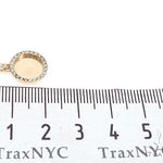 14K Yellow Gold Customizable Photo Pendant 0.50 Inch 65099 - Image 6