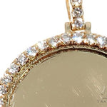 14K Gold Customizable Photo Pendant 1 inch  64624 - Image 4