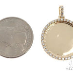 14K Gold Customizable Photo Pendant 1 inch  64624 - Image 5