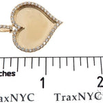 14K Gold Customizable Heart Photo Pendant 1 inch 64627 - Image 7