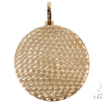 14K Yellow Gold Customizable Photo Pendant 2 inches 64631 - Image 4