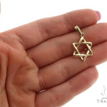 14K Gold David Star Pendant 65940 - Image 4