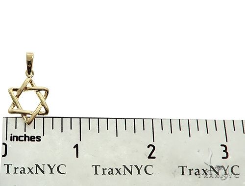 14K Gold David Star Pendant, photo 5 of 6
