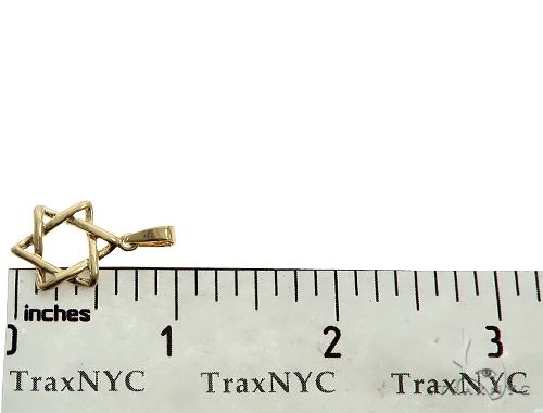 14K Gold David Star Pendant, photo 6 of 6