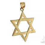14K Gold David Star Pendant 65942 - Image 2