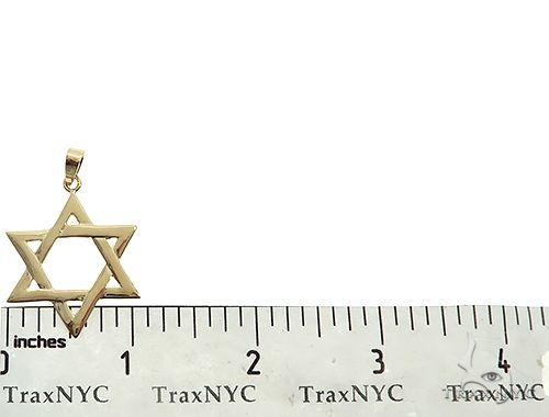 14K Gold David Star Pendant 65942 - Image 7