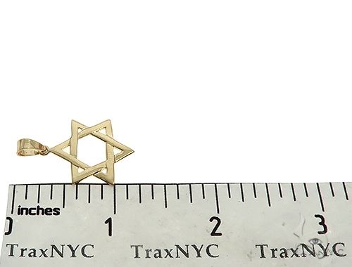 14K Gold David Star Pendant, photo 4 of 5