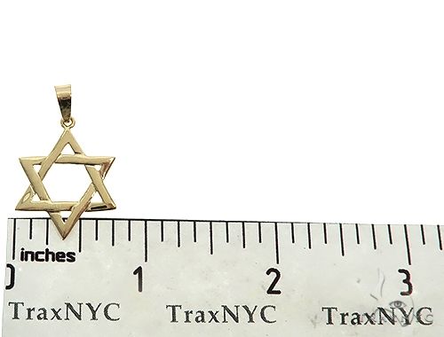 14K Gold David Star Pendant, photo 5 of 5
