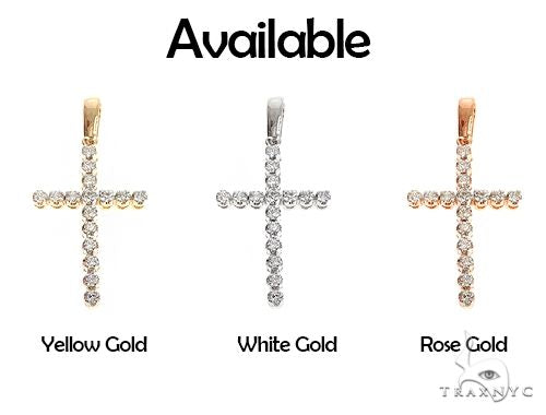14K Gold Diamond Cross, photo 8 of 8