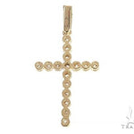 14K Gold Diamond  Cross 65301 - Image 3