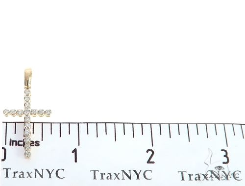 14K Gold Diamond Cross, photo 6 of 8