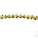 14K Yellow Gold Diamond Bolo Bracelet 66126 - Image 4