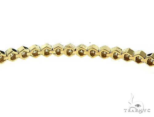 14K Yellow Gold Diamond Bolo Bracelet 66126 - Image 4