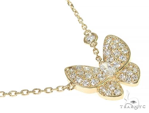 Butterfly Diamond Necklace 66215 - Image 2
