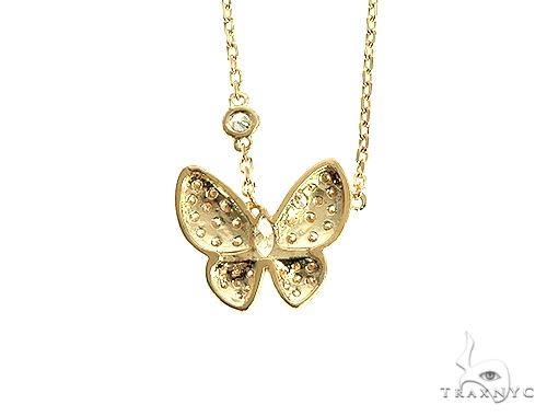 Butterfly Diamond Necklace 66215 - Image 3