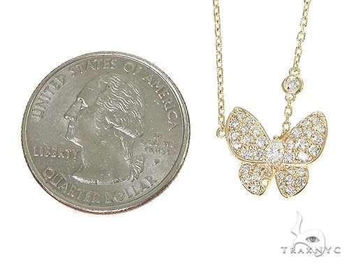 Butterfly Diamond Necklace 66215 - Image 5