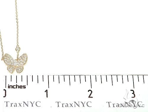 Butterfly Diamond Necklace 66215 - Image 6