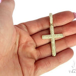14K Gold Diamond Cross Pendant 65952 - Image 5