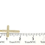 14K Gold Diamond Cross Pendant 65952 - Image 6