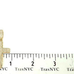 14K Gold Diamond Cross Pendant 65953 - Image 6