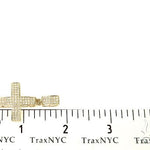 14K Gold Diamond Cross Pendant 65953 - Image 7