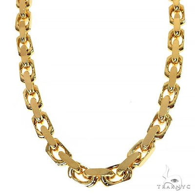 14K Yellow Gold Diamond Cut Solid Anchor Cable Link  4.8mm 22 Inches   68324 - Image 1