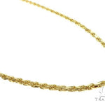 14k Yellow Gold Diamond Cut Solid Rope Link Chain 24 Inches 3.5mm 66299 - Image 1