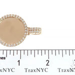 14K Yellow Gold Diamond Frame Custom Photo Pendant 1.25 inch Plus 65409 - Image 6