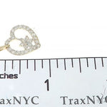 14K Yellow Gold Diamond Heart Pendant 65450 - Image 7