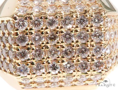 14K Yellow Gold Diamond Ring 63967 - Image 3