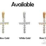 14K Gold Diamond Small Cross 65300 - Image 8