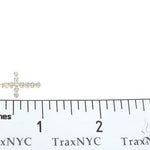 14K Gold Diamond Small Cross 65300 - Image 6