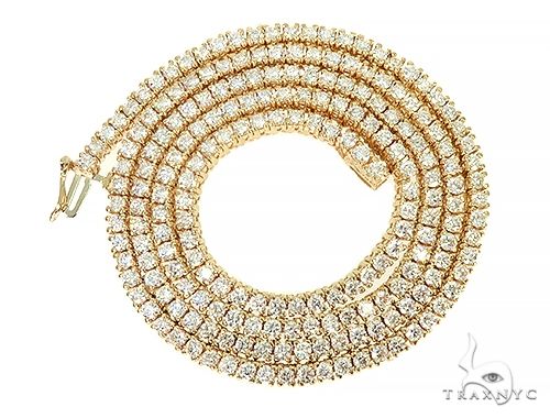 14K Gold tennis chain, 2.9 mm, photo 4 of 6