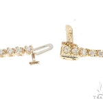 14K Yellow Gold Diamond Tennis Chain 22 Inches 2mm   65776 - Image 6