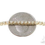 14K Yellow Gold Diamond Tennis Chain 22 Inches 2mm   65776 - Image 8