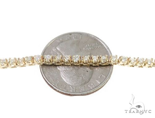 14K Gold tennis chain, 2 mm, photo 8 of 9