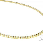 14K Yellow Gold Diamond Tennis 22 Inches 2.5mm   65777 - Image 1