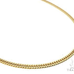 14k Yellow Gold Double Curb Link  22 inches 3.45mm 65196 - Image 2