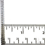 14K White Gold Double Curb Link Chain 22 inches 4.6mm 68969 - Image 6