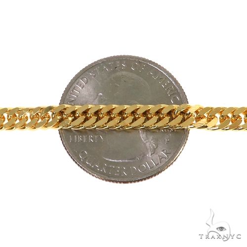 14k Yellow Gold Double Curb Link  24 inches 4.6mm 67285 - Image 4