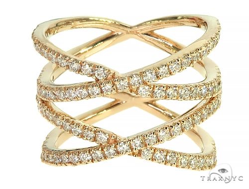 14K Yellow Gold Fashion Diamond Ring 66133 - Image 1