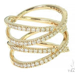 14K Yellow Gold Fashion Diamond Ring 66133 - Image 3