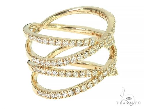14K Yellow Gold Fashion Diamond Ring 66133 - Image 3