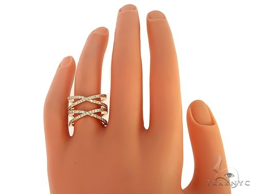 14K Yellow Gold Fashion Diamond Ring 66133 - Image 6
